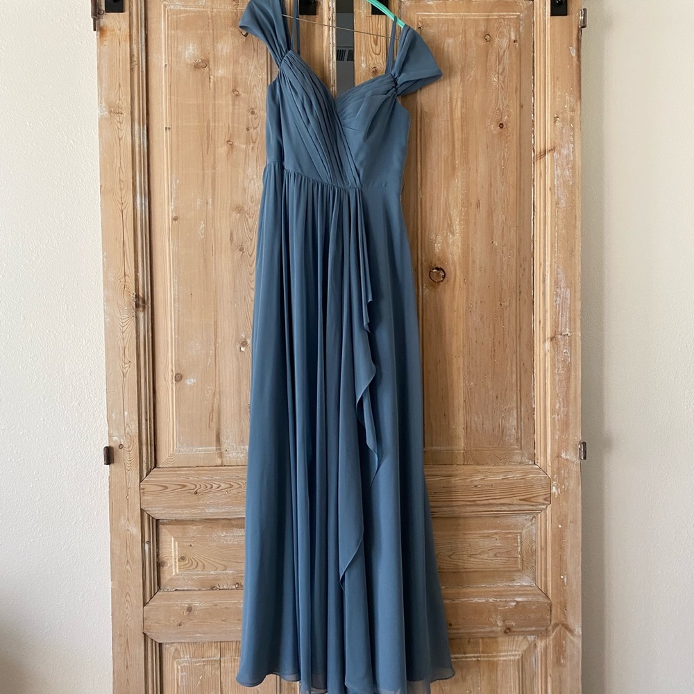 Azazie Dusty blue Bridesmaid Dress